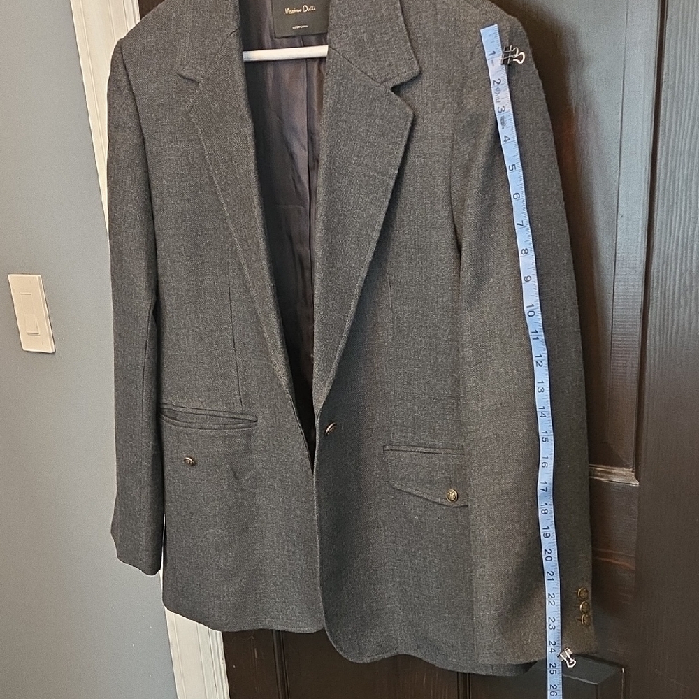 Massimo Dutti Charcoal Blazer - Picture 14 of 15
